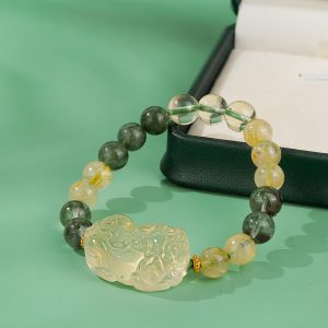 财运亨通天然水晶手串招财好运