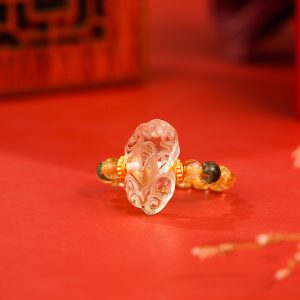 霸王貔貅水晶戒指招财好运款