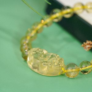 八方来财天然水晶手串招财好运款